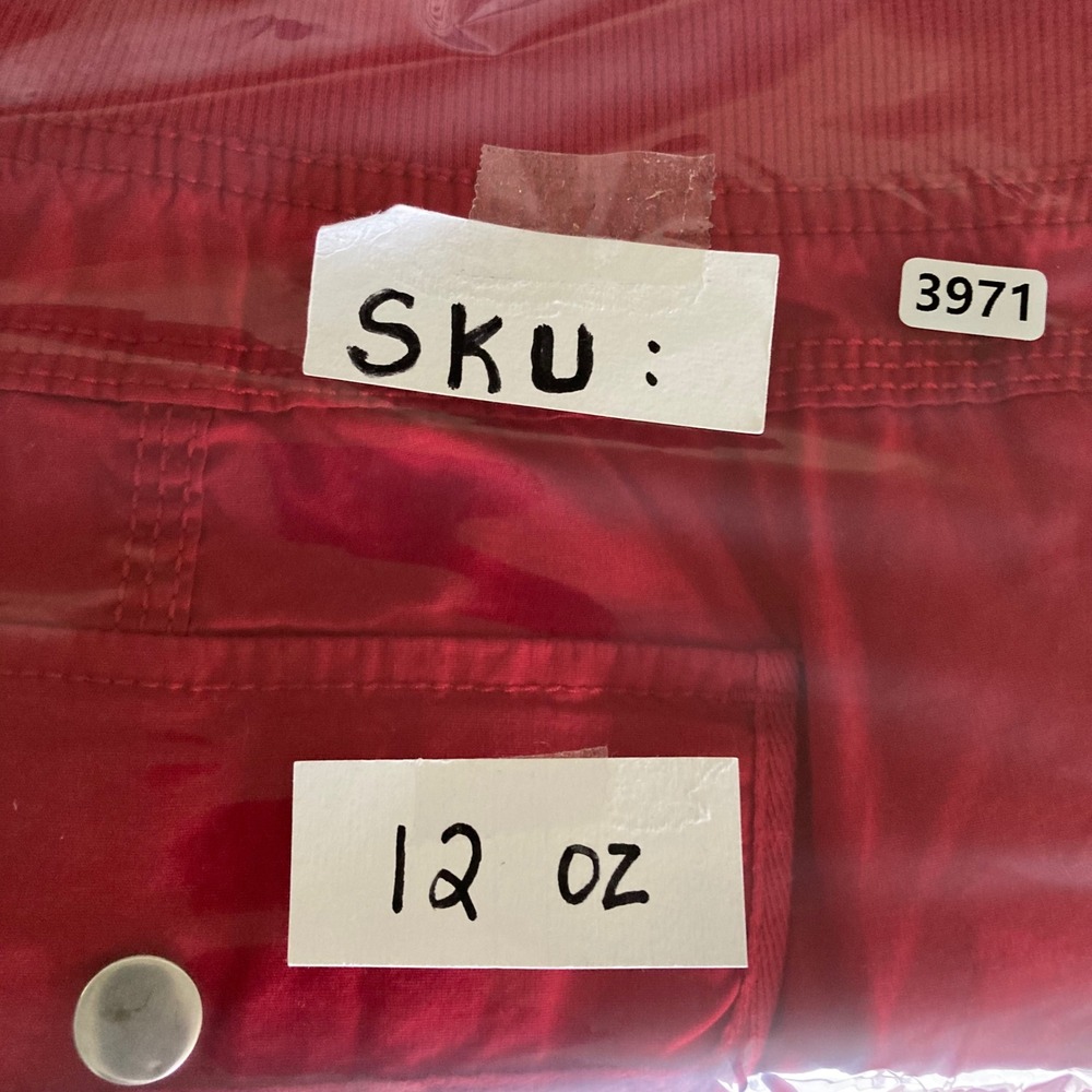 Style & Co Sport Red Cargo Capri Pants Womens 20W Plus Size Drawstring Cropped - Picture 7 of 7